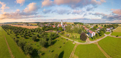 Gemeinde Bad_Griesbach Landkreis Passau Karpfham Luftbild (Dirschl Johann) Deutschland PA
